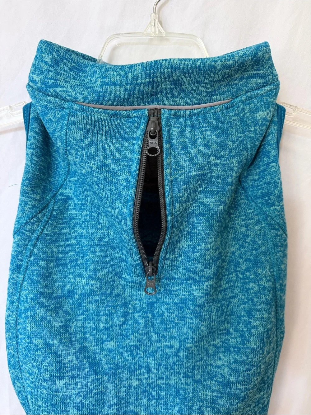 Outdoor Dog Hiking Fleece Vest Kurgo Teal Blue